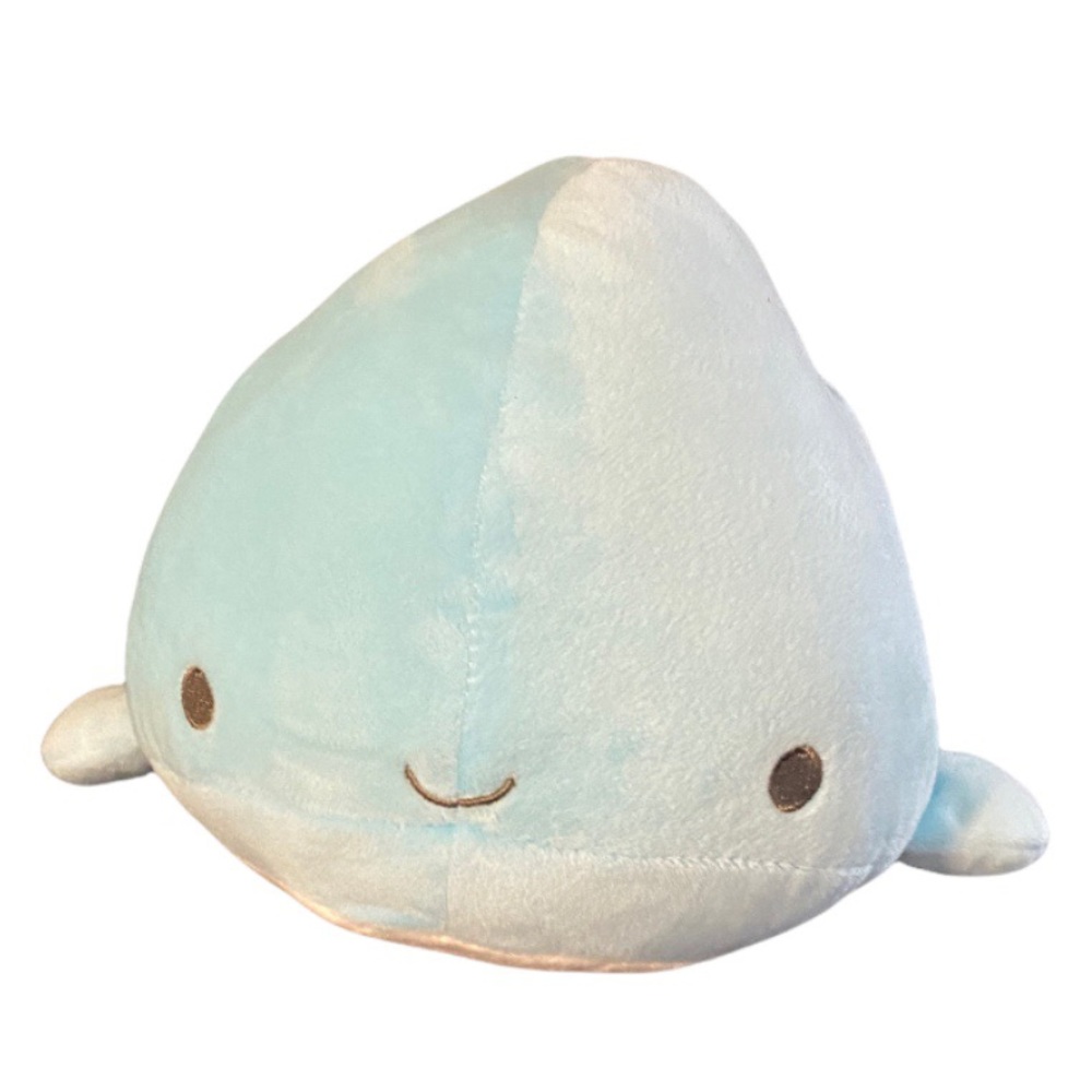 Kellytoy Baby Sealife Blue Whale Cuddle Plush Stuffed Animal Toy w/Rattle 12”